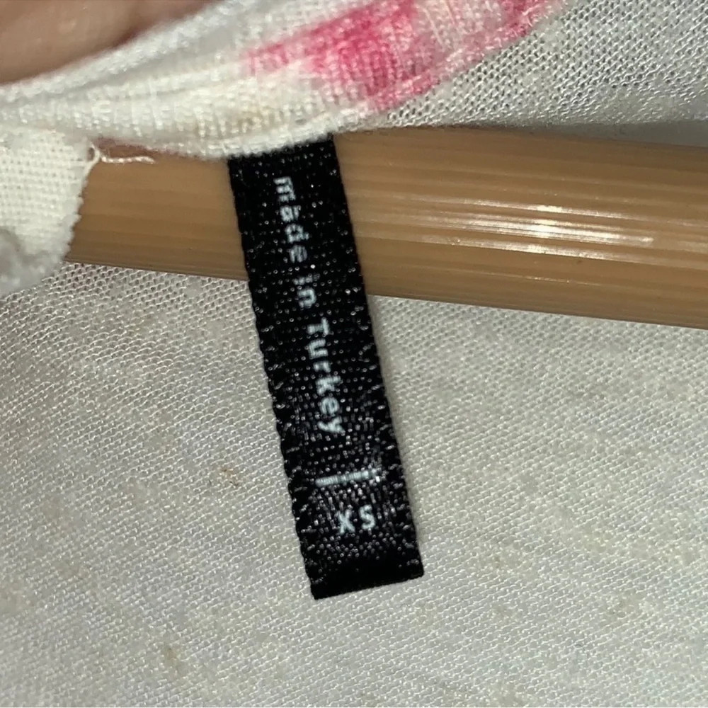 Anthropologie Pink and White Relaxed Tank Top - Picture 6 of 8